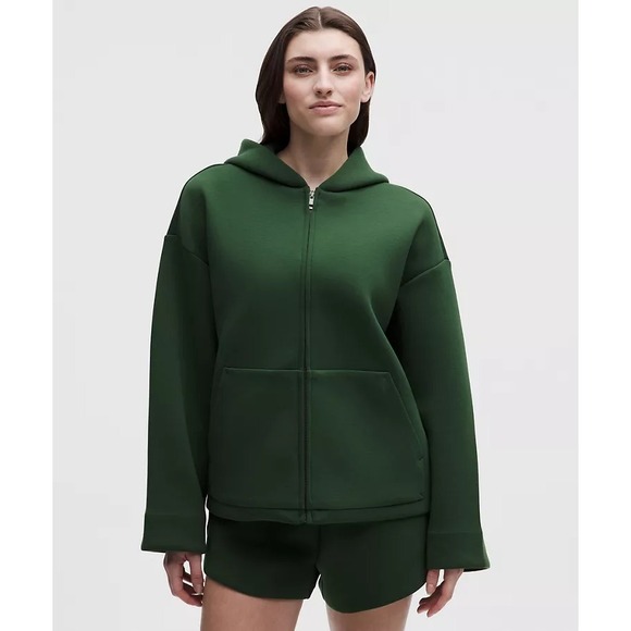 Lululemon-Sleek Spacer Full-Zip Hoodie-Ivy Grove Tops - Lululemon-Sleek Spacer Full-Zip Hoodie